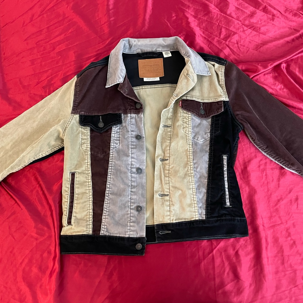 Vintage Colorblock Levi’s Corduroy Trucker Jacket